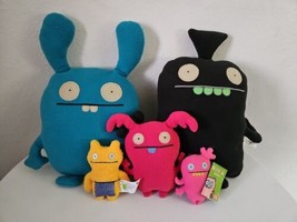 Uglydoll Lot Plush Stuffed Toys Jiker Uglybot Uppy Gorgeous Wage 5 Total - $29.68