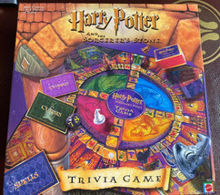 Harry Potter and The Sorcerer&#39;s Stone Trivia Game in Box Complete - $10.00