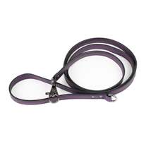 Leather Dog Leash Tino Purple - £59.32 GBP