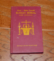 1970 New...Saint Joseph Sunday Missal and Hymnal Book Hardcover VINTAGE! NICE! - £8.87 GBP