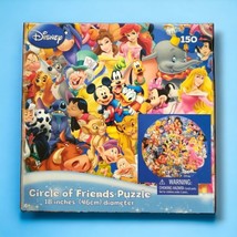 Disney Circle of Friends Puzzle Lenticular 150 Piece Mickey Princess Stitch NEW - £10.75 GBP