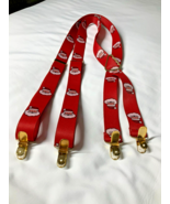 Novelty Christmas Suspenders Braces Santa Accessories Metal Clips Adjust... - $14.85