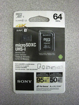 Sony 64G micro XAVC S 4K Ultra HD best SD card for FDR X3000 AS300 actio... - $183.21