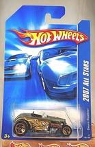 2007 Hot Wheels #136 All Stars DEUCE ROADSTER Flat Green Variant w/Gold ... - $7.80