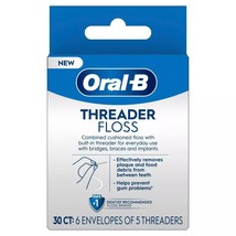 Oral-B Glide Pro-Health Threader Floss 30 Count, 2 Pack (60 Count Total) - $25.67