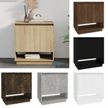 Modern Wooden Home Living Room 2 Door Sideboard Storage Cabinet With Lower Shelf - £53.50 GBP+