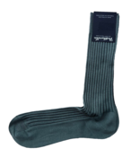 Pantherella Cotton Blend Rib Socks Army Green ( M ) - $746.72 MXN
