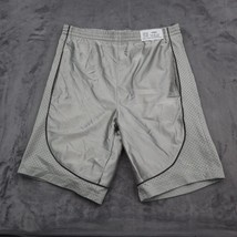 Foot Locker Shorts Mens S Silver Elastic Waist Athletic Active Fitness B... - $18.69