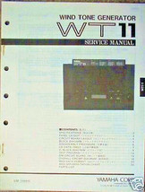 Yamaha WT11 Wind Tone Generator Midi Module Original Service Manual, Sch... - $39.59