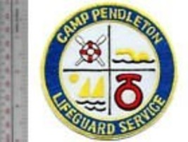 Vintage Surfing California Camp Pendleton Lifeguard Service Patch - £8.77 GBP