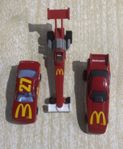Hot Wheels McDonalds Stock Race Car LOT  Dragster Happy Meal Toys Diecast 1/64  - £11.18 GBP