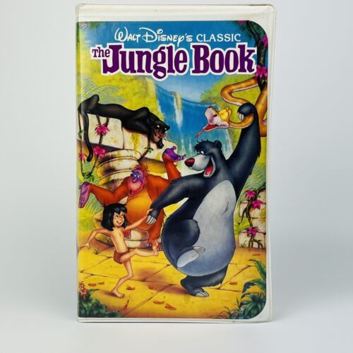 Primary image for Walt Disney Classic 'The Jungle Book' VHS Black Diamond Clamshell