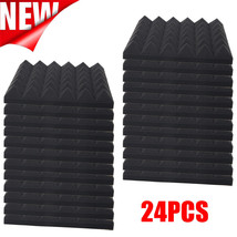 24Pack Acoustic Foam Panels Soundproofing Wall Panels Sound Absorbing 2&quot;... - £49.36 GBP