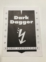 Milton Bradley Magic Works Original Manual for Dark Dagger - £11.05 GBP
