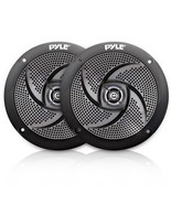 SereneLife Low-Profile Waterproof Marine Speakers-100W 4 Inch 2 Way 1 Pa... - $33.99