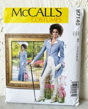 McCall&#39;s Costumes Steampunk Jacket Skirt Tournure Pattern M7140 Misses 1... - $14.20
