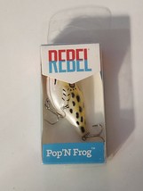 Rebel Pop&#39;n Frog Topwater Swamp Frog P20510 1 7/8&quot; 3/16oz Hook #8 - £6.16 GBP