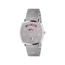 Gucci YA157438 Womens Pink Stainless Steel Watch - £1,169.44 GBP