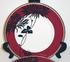 Royal Doulton Desire Salad Dessert Plate 8&quot; Dark Rim Made in England New - £12.43 GBP