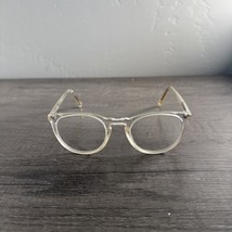 Warby Parker Eyeglasses Haskell 500 49-22-145 Crystal Clear FRAMES ONLY - $16.89