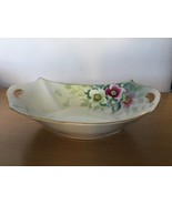 Vintage Handpainted Nippon Japanese bowl handled floral little chip free... - £36.19 GBP