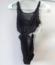 Adore Me Women's Lingerie Lace Mesh Bodysuit DY066PAA Black XS - $14.24