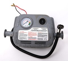 12V 12 VOLT AIR COMPRESSOR TIRE INFLATOR WITH GAUGE AND SWITCH - NICE - $9.98