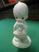 Precious Moments Figure-&quot;Wishing You A Basket Full Of Blessings&quot;Free Postage Usa - £11.51 GBP