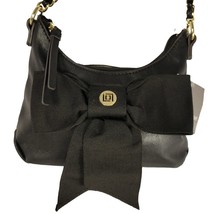 Liz Claiborne Purse Bag Kandi Mini Top Handle Chain Grosgrain Ribbon Bow... - $22.54