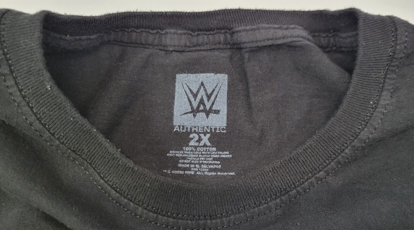 G) WWE Authentic New World Order NWO WCW Men Black T-Shirt 2XL Item image 8