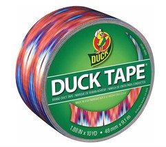 Duck Tape Brand Duct Tape, Ikat Tie Dye, 1.88&quot; W x 10 Yd - £8.75 GBP