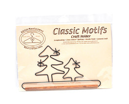 Classic Motifs Evergreen Tree 7.5 Inch Fabric Holder With Dowel - £11.07 GBP