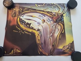 2004 Salvador Dali Art Poster - Clock Explosion - £6.18 GBP