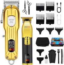 Hair Clippers Set For Men, Professional Barber Kit For Hair Cutting,, Go... - £51.05 GBP