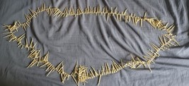 8 ft. Plastic vintage Cream iridescent icicles garland string hanging - $161.02 MXN