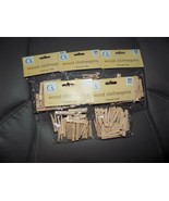 Crafter&#39;s Square Mini Clothespins 1.9 inch 24 Pieces (EACH BAG) 5 BAGS - $42.60 CAD