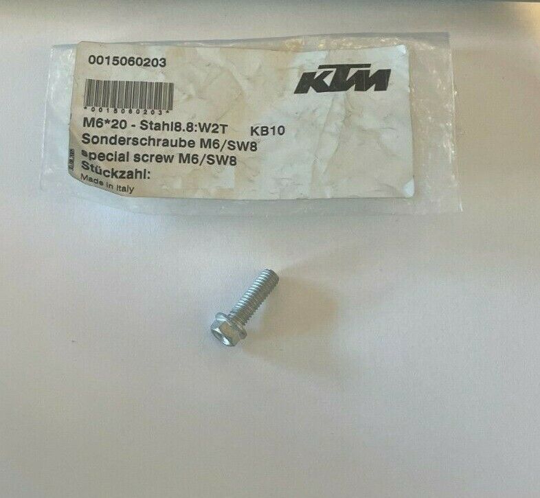 KTM 0015060203 Hh Collar Screw M 6X20  SEE FITMENT QTY 1 - $1.09
