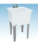 El Mustee 14CP Utilatub 20 gal Floor-Mount Combo Laundry/Utility Tub, 33... - $2,858.40 MXN