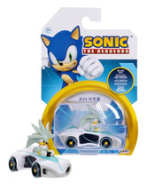 Sonic the Hedgehog Silver Lightron Die Cast Vehicle Mint on Card - $9.88