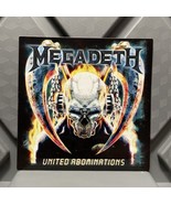 Megadeth United Abominations Promotional Album Sticker Dave Mustaine 2007 - $12.26 CAD