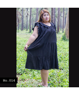 No.014 - Clothing Plus Size 1X 2X 3X 4X 5X 6X 7X Tiered Sleeveless Mini ... - $42.00+