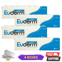 4 X Euderm Cream 45g Relieves Dry Scaly Itchy Irritated Skin &amp; Cracked Heel - £38.23 GBP