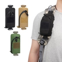 Hunting Shoulder Strap Pack Tactical Military Molle Pouch Bag Zipper Closure Bag - £20.44 GBP