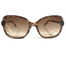 Bebe Sunglasses BB7182 210 Clear Brown Tortoise Oversized Frames w Brown... - $46.54