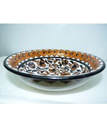 Vtg 1950s Balian Marked Jerusalem Armenian Ceramic Art Pottery Bowl, D 1... - $104.16 CAD