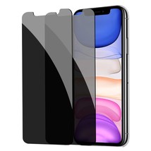 [2 Pack] Privacy Screen Protector For Iphone 11/Xr, Tempered Glass Anti-Spy Bubb - £11.18 GBP