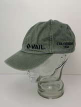 VAIL Hat Colorado USA Embroidered Cap Stonewashed Twill Golf StrapBack E... - £17.08 GBP