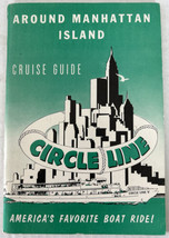 Vintage Around Manhattan Island Cruise Guide Circle Line Brochure Copyri... - £19.21 GBP