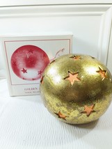 House of Lloyd Christmas around the World Golden Starlight Globe gold la... - $43.00