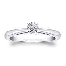 1.00 ct. tw Round Lab Grown Diamond Solitaire Ring In 14k Gold  - £1,995.88 GBP